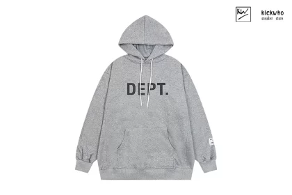 GALLERY DEPT Logo Basic Hoodie Grey