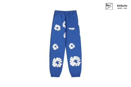 DENIM TEARS Printing Suit Pants Blue