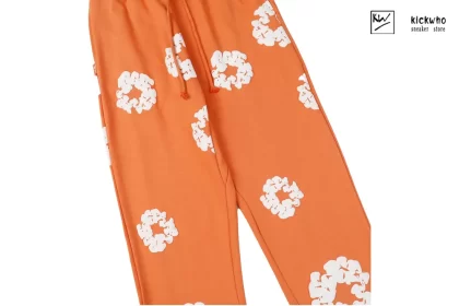 DENIM TEARS Printing Suit Pants Orange