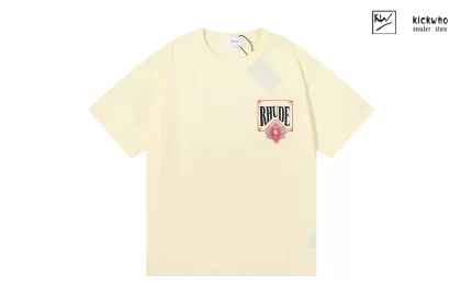 Rhude Red Card T-Shirt Beige