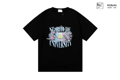 Rhude ST.UNIVERSITY TEE T-Shirt Black