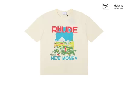 Rhude Palace Scenery T-Shirt Beige