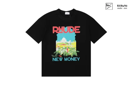 Rhude Palace Scenery T-Shirt Black