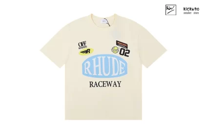 Rhude RACEWAY 02 T-Shirt Beige