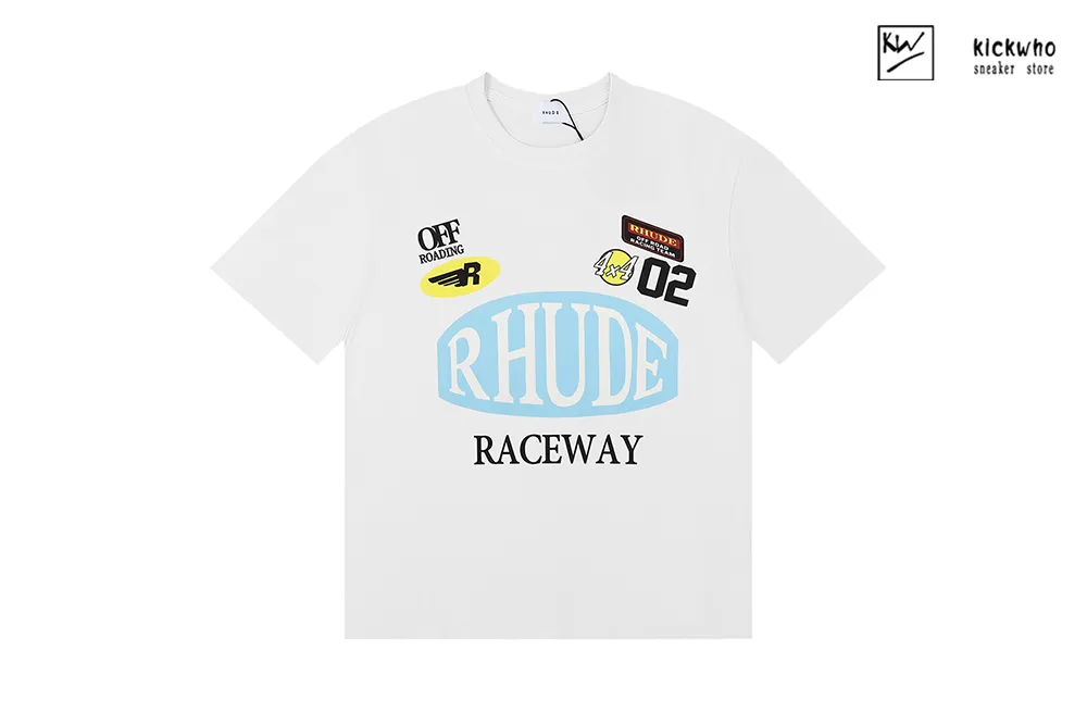 Rhude RACEWAY 02 T-Shirt White