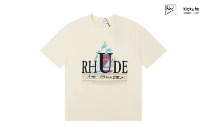 Rhude Sunset Sailing T-Shirt Beige