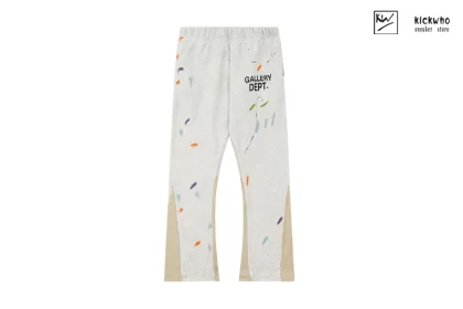 GALLERY DEPT Splash ink Patchwork Pants Grey