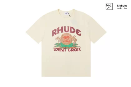 Rhude Saint Croix T-Shirt Beige