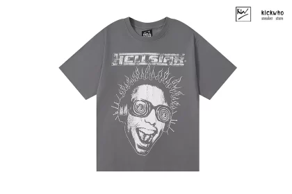 HELLSTAR Rapper T-Shirt Grey