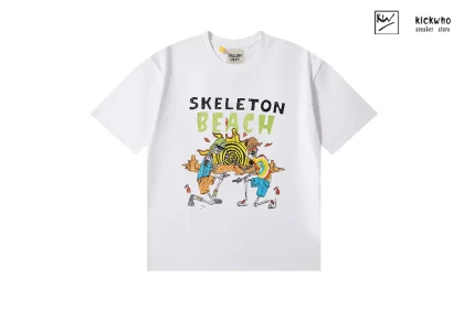GALLERY DEPT SKELETON BEACH T-Shirt White