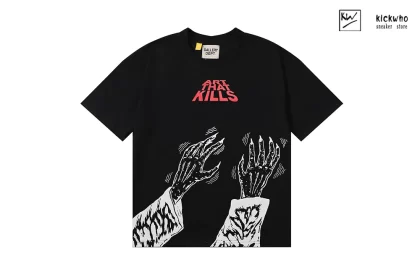 GALLERY DEPT Skeleton hand bones T-Shirt Black