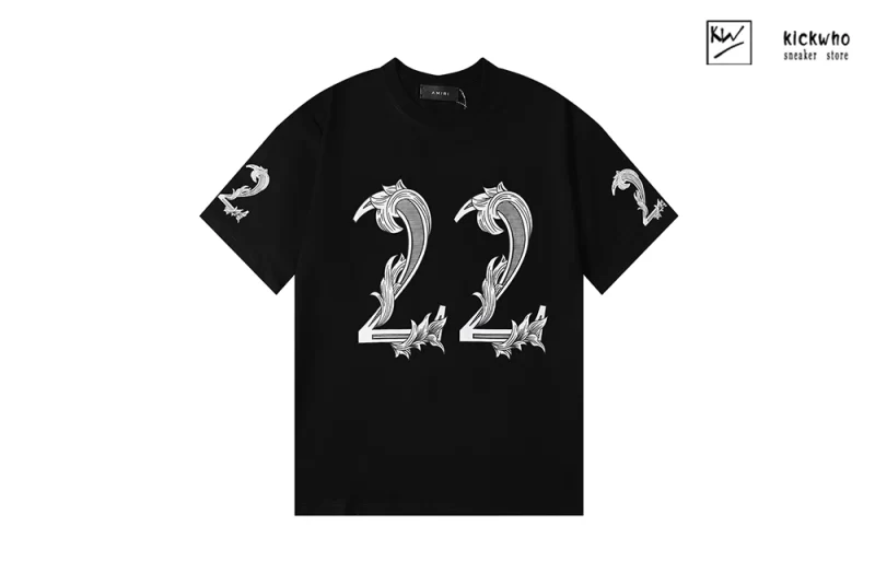 Amiri Number 22 T-Shirt Black