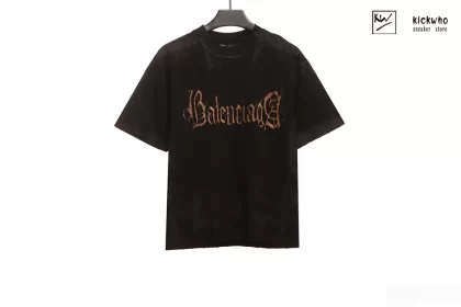 Balenciaga Sanskrit Embroidered T-shirt