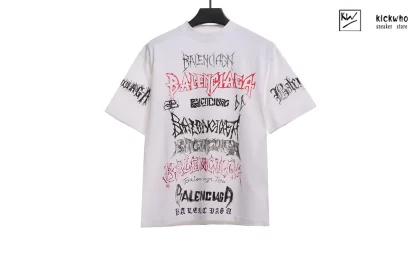 Balenciaga Graffiti Letters T-shirt White