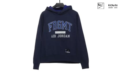 Jordan x Fragment Pullover Hoodie Navy