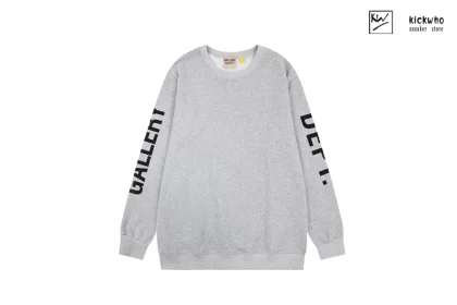 GALLERY DEPT Printed Logo Crewneck Grey