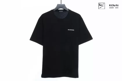 Balenciaga Logo Letters Tee Black