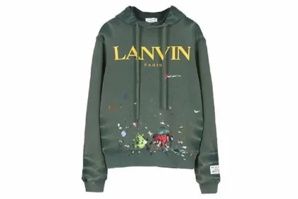Lanvin X Gallery Dept Painted Hoodie Green