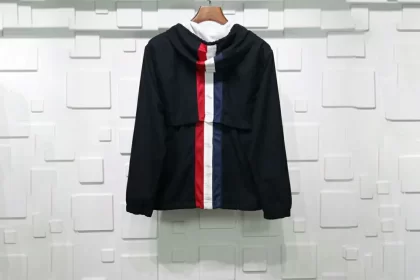 Thom Browne Woollen Cloth Jacket Black