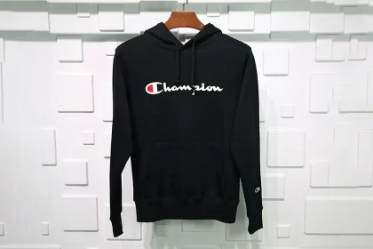 Champion Classic Logo Hoodie BLACK