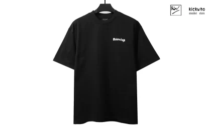 Balenciaga Graffiti Small Letter T-shirt Black