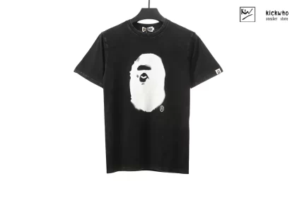 Bape Letter Printing T-shirt Black