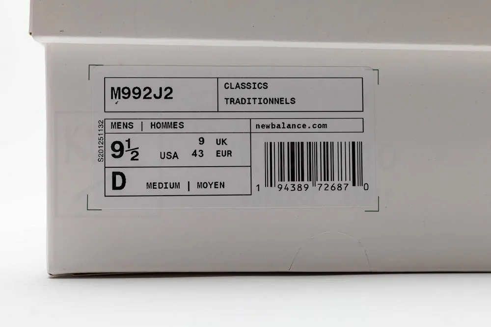 New Balance JJJJound x 992 Made in USA 'Grey' - Image 19