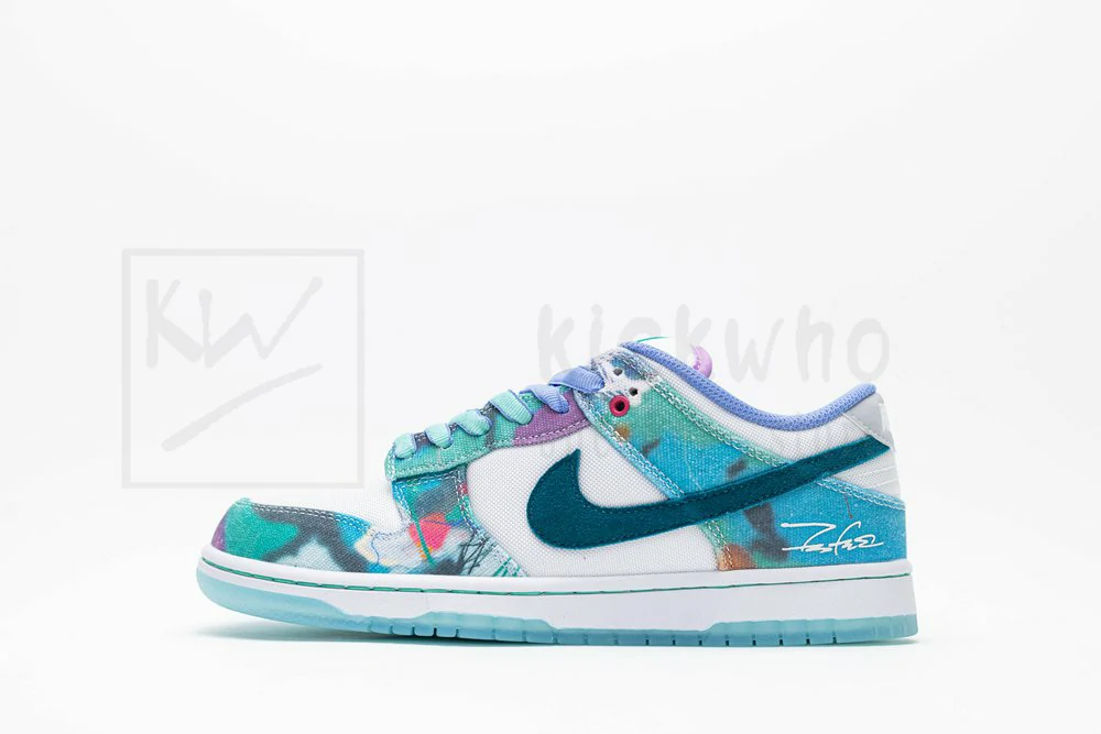 Futura Laboratories x Dunk Low SB 'Bleached Aqua' - Image 2