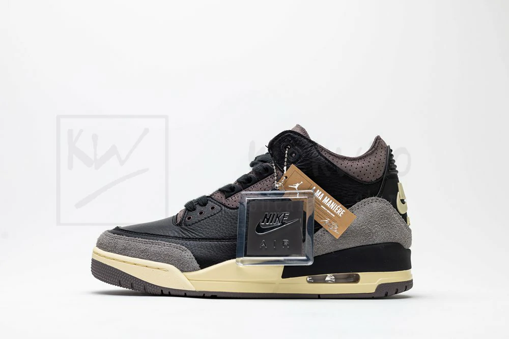 A Ma Maniére x Wmns Air Jordan 3 Retro 'Black Violet Ore' - Image 2