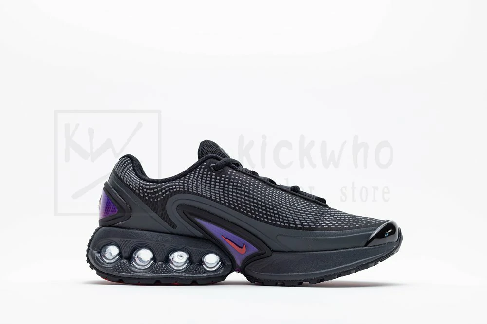 Nike Air Max DN All Black Purple - Image 3