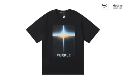 Purple Brand Shadow T-Shirt Black