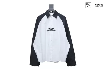Balenciaga Panda 3B Embroidery Long Sleeved Shirt
