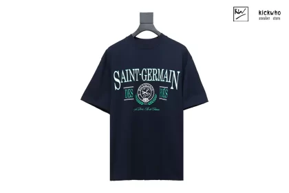 Balenciaga Explosive Pattern Letters T-shirt Black